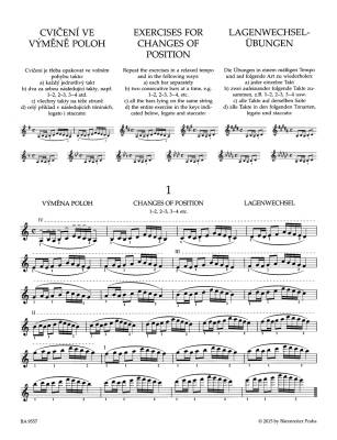 Changes of Position and Preparatory Scale Studies op. 8 - Sevcik/Foltyn - Violin - Book