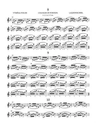Changes of Position and Preparatory Scale Studies op. 8 - Sevcik/Foltyn - Violin - Book