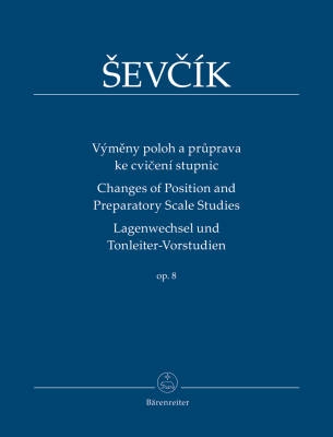 Baerenreiter Verlag - Changes of Position and Preparatory Scale Studies op. 8 - Sevcik/Foltyn - Violin - Book