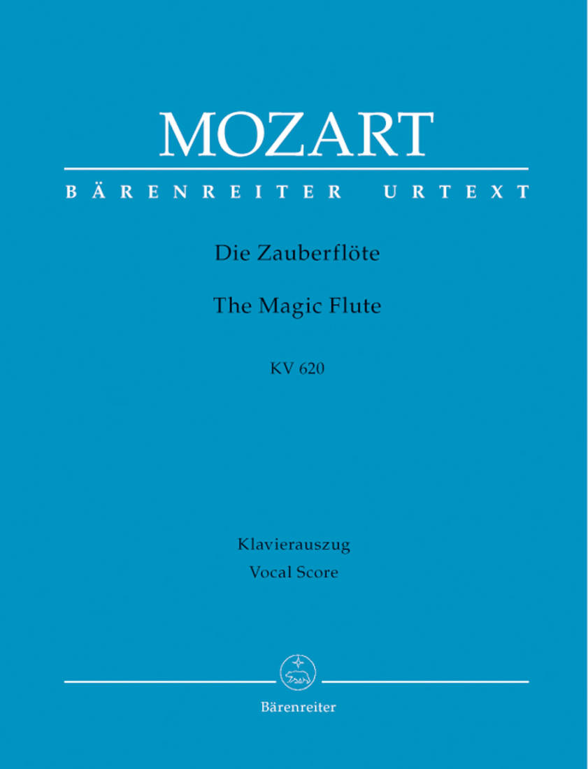 The Magic Flute K. 620 - Mozart/Gruber/Orel - Vocal Score - Book