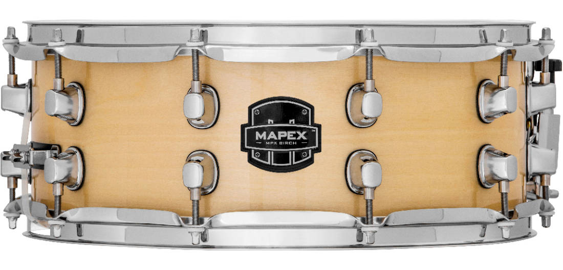 14x5.5\'\' Birch Snare with Chrome Hardware - Natural Finish
