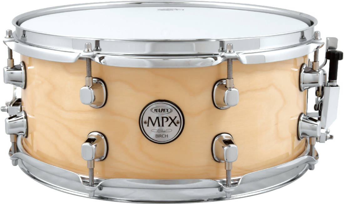 13x6\'\' Birch Snare with Chrome Hardware - Natural Finish