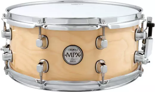 13x6\'\' Birch Snare with Chrome Hardware - Natural Finish