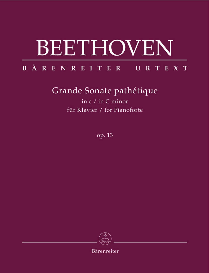 Grande Sonate pathetique in C minor op. 13 - Beethoven/Del Mar - Piano - Book