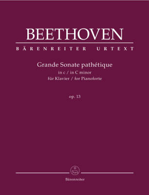 Baerenreiter Verlag - Grande Sonate pathtique en do mineur op. 13 - Beethoven/Del Mar - Piano - Livre