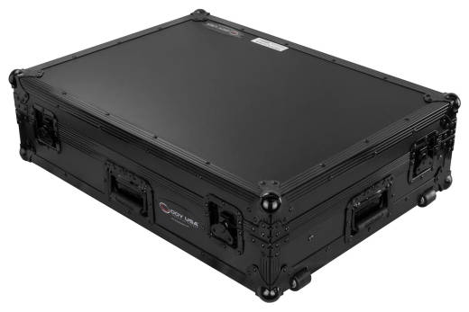 Black Label Flight Zone Case with Glide Platform for Denon Prime 4 DJ Controller