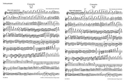 Concerto in E minor op. 64 (Late version 1845) - Mendelssohn/Todd/Brown - Violin/Piano Reduction - Sheet Music