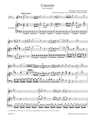 Concerto in D major K. 314 (285d) - Mozart/Brown/Hunteler - Flute/Piano Reduction - Sheet Music