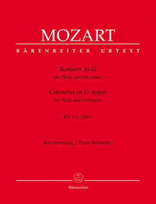 Baerenreiter Verlag - Concerto in G major K. 313 (285c) - Mozart/Giegling - Flute/Piano Reduction - Sheet Music