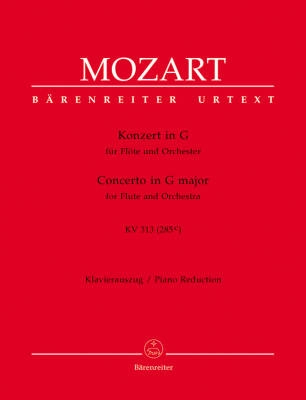 Baerenreiter Verlag - Concerto in G major K. 313 (285c) - Mozart/Giegling - Flute/Piano Reduction - Sheet Music