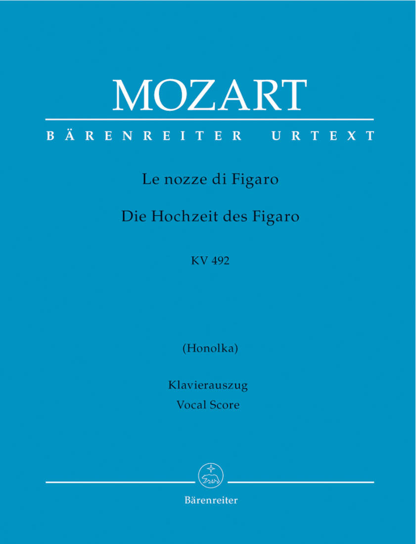 The Marriage of Figaro K. 492 - Mozart/Finscher - Vocal Score - Book