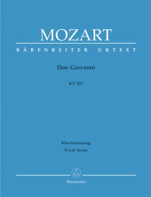Baerenreiter Verlag - Don Giovanni K. 527 - Mozart/Plath/Rehm - Vocal Score - Book