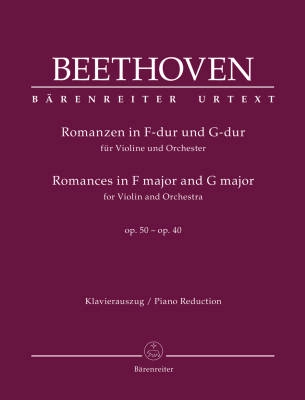 Baerenreiter Verlag - Romances in F major and G major op. 50, 40 - Beethoven/Del Mar - Violin/Piano - Book