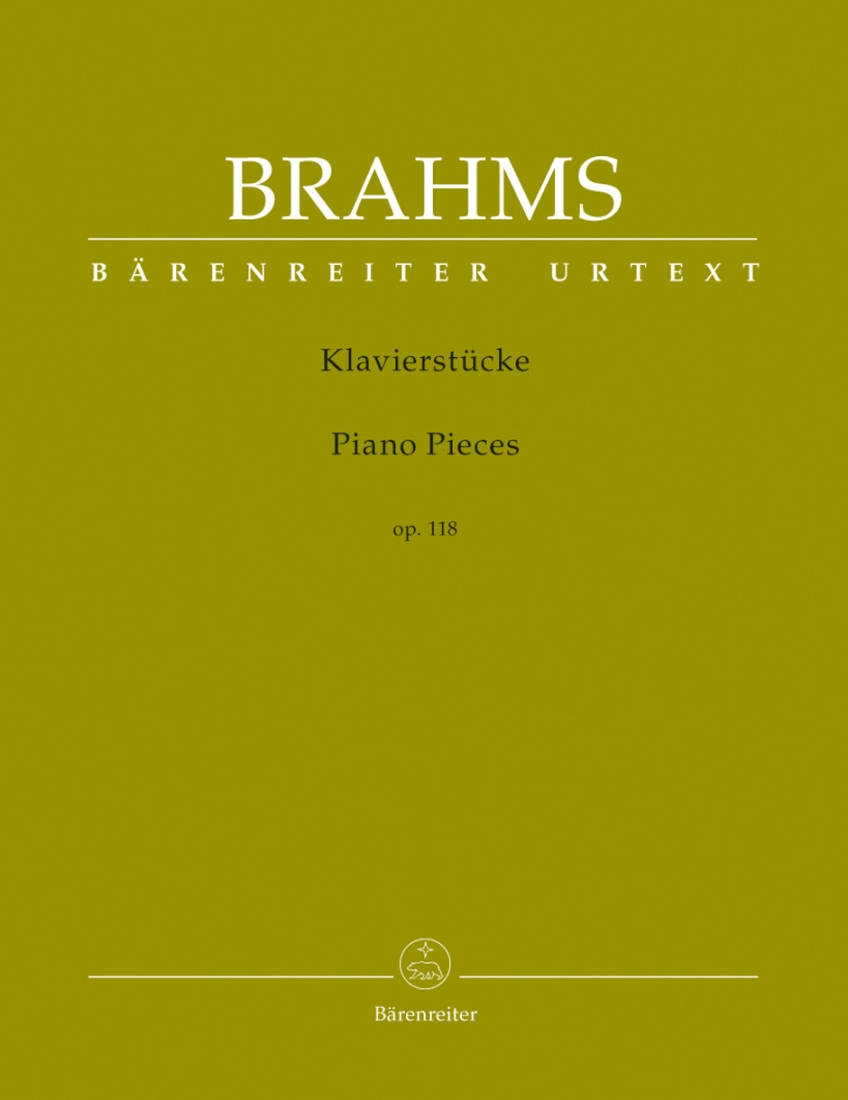 Piano Pieces op. 118 - Brahms/Kohn - Piano - Book