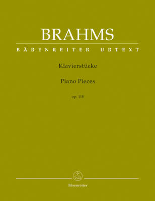 Baerenreiter Verlag - Pices pour piano op. 118 - Brahms/Kohn - Piano - Livre