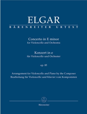 Concerto in E minor op. 85 - Elgar/Del Mar - Cello/Piano - Book