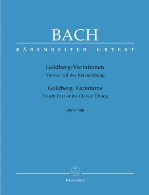 Baerenreiter Verlag - Goldberg Variations BWV 988 (Without Fingerings) - Bach/Wolff - Piano - Book