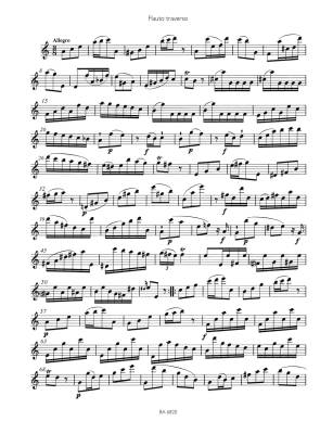 Sonata in A minor Wq 132 - Bach/Harras - Solo Flute - Sheet Music