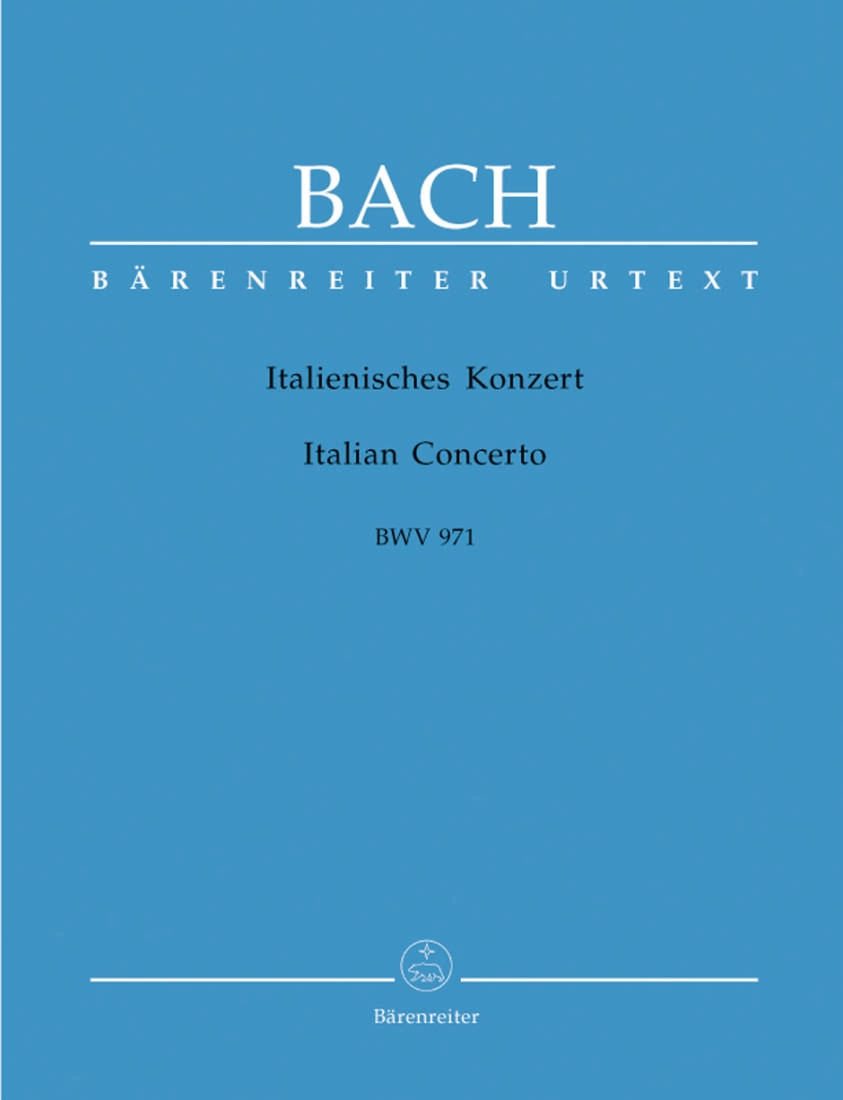 Italian Concerto BWV 971 - Bach/Emery - Piano - Book