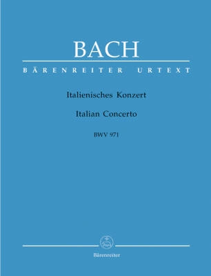 Baerenreiter Verlag - Italian Concerto BWV 971 - Bach/Emery - Piano - Book