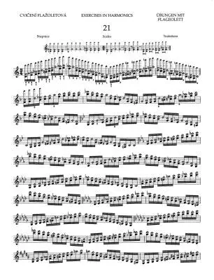 School of Violin Technique op. 1, Book 4, Exercises in Double Stops and Harmonics - Violin - Book