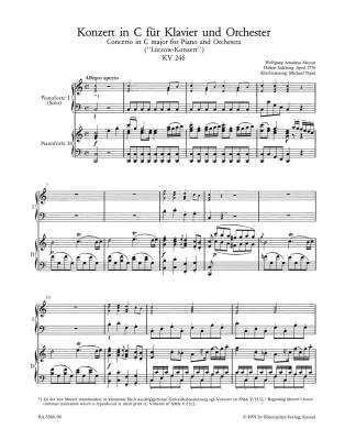 Concerto no. 8 in C major K. 246 \'\'Lutzow Concerto\'\' - Mozart/Wolff - Solo Piano/Piano Reduction (2 Pianos, 4 Hands) - Book