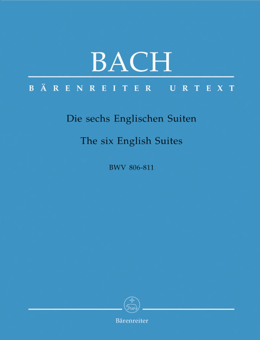 The Six English Suites BWV 806-811 - Bach/Durr - Piano - Book