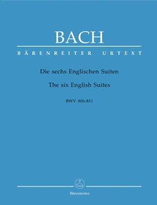 Baerenreiter Verlag - The Six English Suites BWV 806-811 - Bach/Durr - Piano - Book