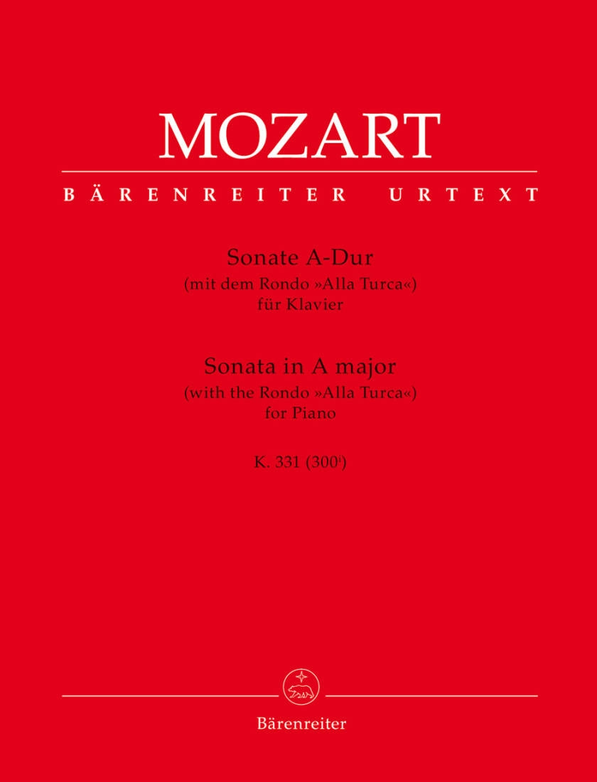 Sonata in A major (with the Rondo \'\'Alla Turca\'\') K. 331 (300i) - Mozart/Aschauer - Piano - Sheet Music