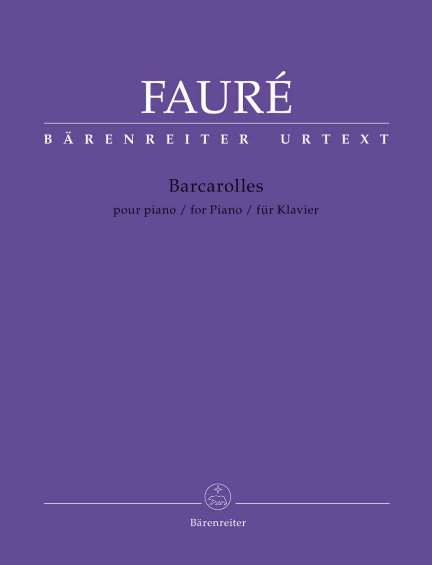 Barcarolles - Faure/Grabowski - Piano - Book