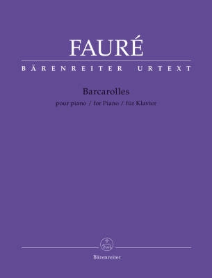 Baerenreiter Verlag - Barcarolles - Faure/Grabowski - Piano - Book