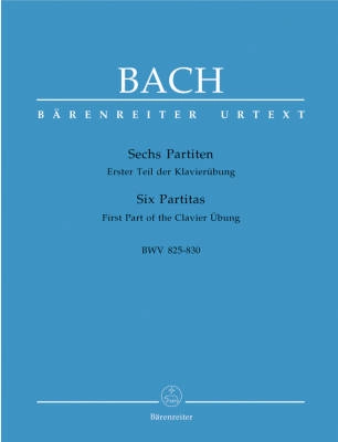 Baerenreiter Verlag - Six Partitas (Without Fingerings) BWV 825-830 - Bach/Jones - Piano - Book