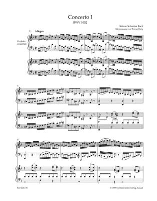 Concerto no. 1 in D minor BWV 1052 - Bach/Breig - Solo Piano/Piano Reduction (2 Pianos, 4 Hands) - Book