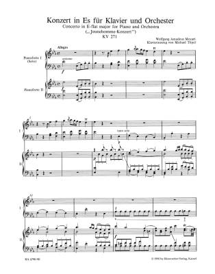 Concerto no. 9 in E-flat major K. 271 \'\'Jeunehomme\'\' -Mozart/Topel - Solo Piano/Piano Reduction (2 Pianos, 4 Hands) - Book