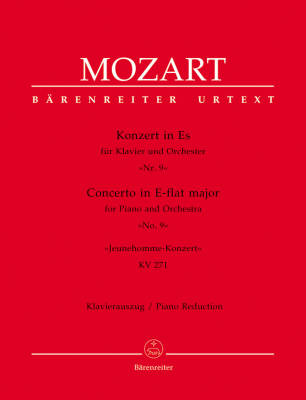 Baerenreiter Verlag - Concerto no. 9 en mi bmol majeur K. 271 Jeune homme -Mozart/Topel - Piano solo/rduction pour piano (2 Pianos, 4 Mains) - Livre