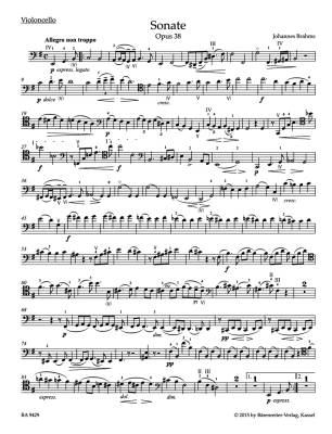 Sonata in E minor op. 38 - Brahms/Costa/Wadsworth - Cello/Piano - Book