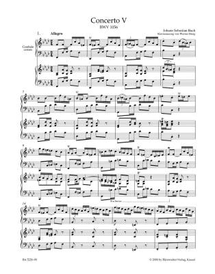 Concerto no. 5 in F minor BWV 1056 - Bach/Breig - Solo Piano/Piano Reduction (2 Pianos, 4 Hands) - Book