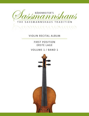 Violin Recital Album First Position, Volume 1 - Sassmannshaus/Lusk - Violin/Piano/Violin Duet - Book