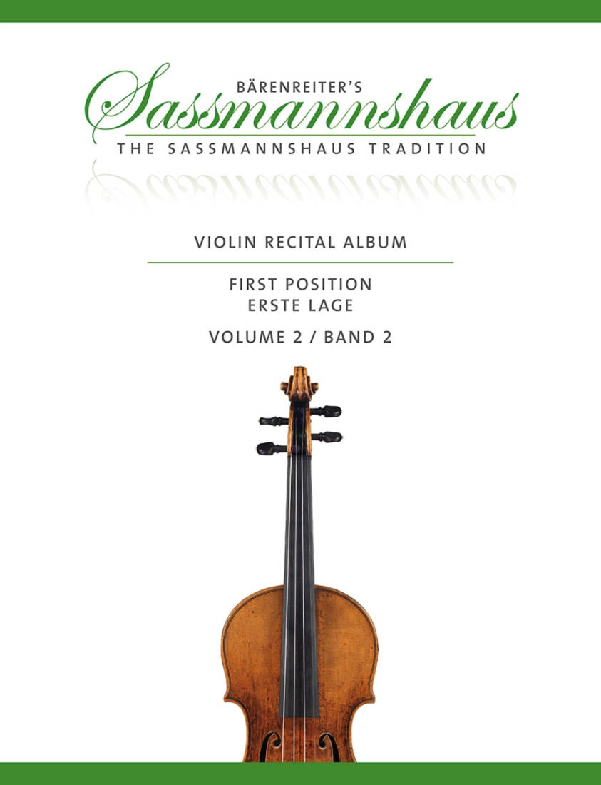 Violin Recital Album First Position, Volume 2 - Sassmannshaus/Lusk - Violin/Piano/Violin Duet - Book