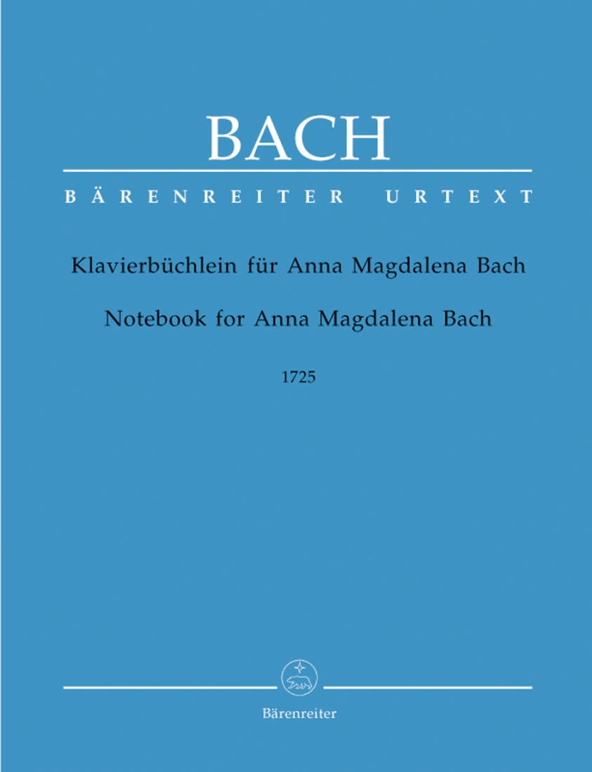 Notebook for Anna Magdalena Bach - Bach/Dadelsen - Piano - Book