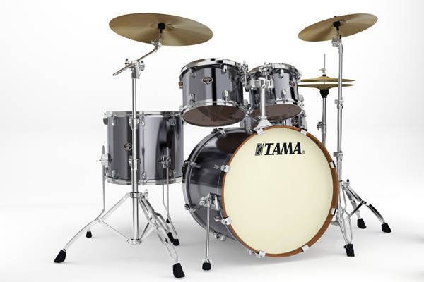 Silverstar 5-Piece Drum Kit - Titanium Silver Metallic
