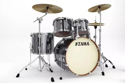 Silverstar 5-Piece Drum Kit - Titanium Silver Metallic
