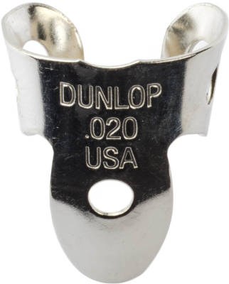 Dunlop - Nickel Silver Mini Finger and Thumbpicks - .020 (5 Pack)