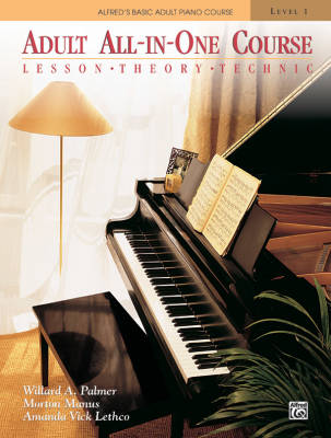 Alfred Publishing - Alfreds Basic Adult All-in-One Course, Book 1 - Palmer/Manus/Lethco - Piano - Book
