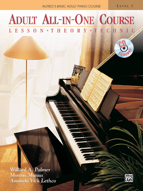 Alfred\'s Basic Adult All-in-One Course, Book 1 - Palmer/Manus/Lethco - Piano - Book/CD