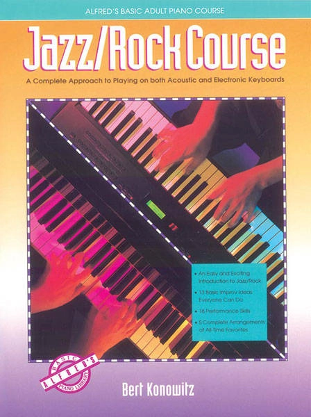 Alfred\'s Basic Adult Jazz/Rock Course - Konowitz - Piano - Book