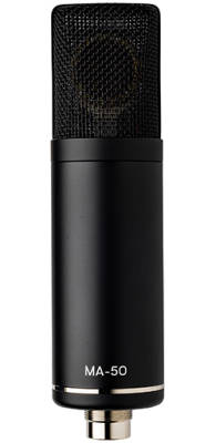 MA-50 Large Diaphragm Transformerless Condenser Microphone - Black