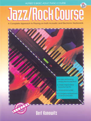 Alfred Publishing - Alfreds Basic Adult Jazz/Rock Course - Konowitz - Piano - Book/CD