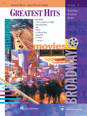 Alfred\'s Basic Adult Piano Course: Greatest Hits Book, Level 2 - Lancaster/Manus - Piano - Book/CD