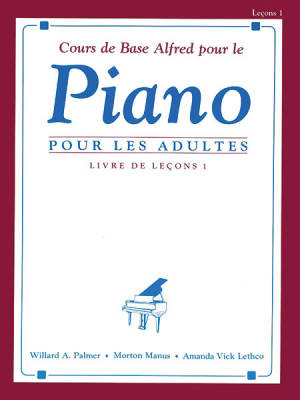 Alfred Publishing - Alfreds Basic Adult Piano Course: French Edition Lesson Book, Level 1 - Palmer/Manus/Lethco - Piano - Book